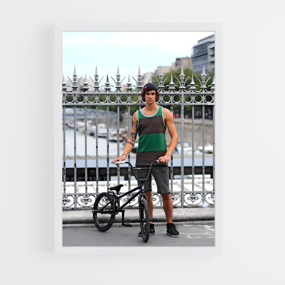 Poster La Liberté à Deux Roues – affiche BMX (vue 3)